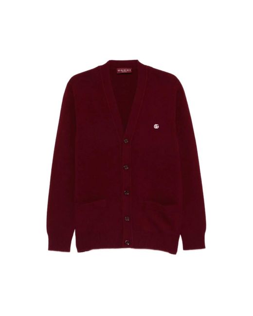 Cardigans Gucci de hombre de color Red