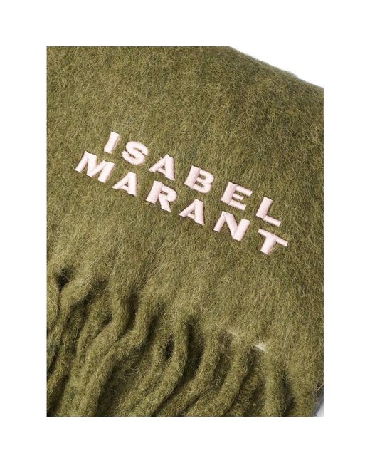 Isabel Marant Green Winter Scarves