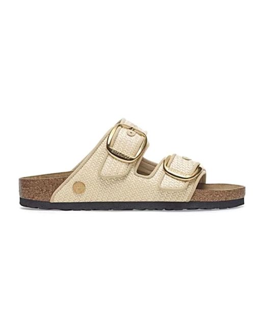 Birkenstock Sliders in het Metallic