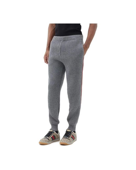 Gucci Gray Sweatpants for men