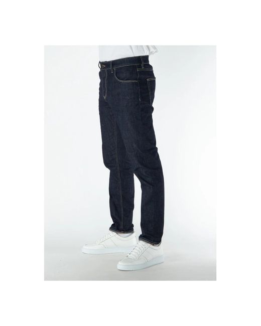 PT Torino Blue Straight Fit Jeans for men