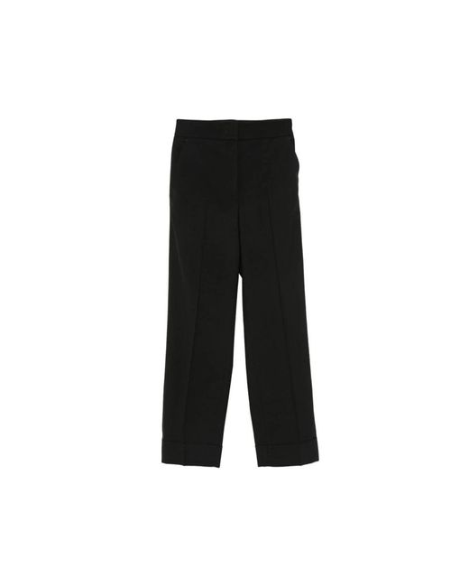 Peserico Black Straight Trousers