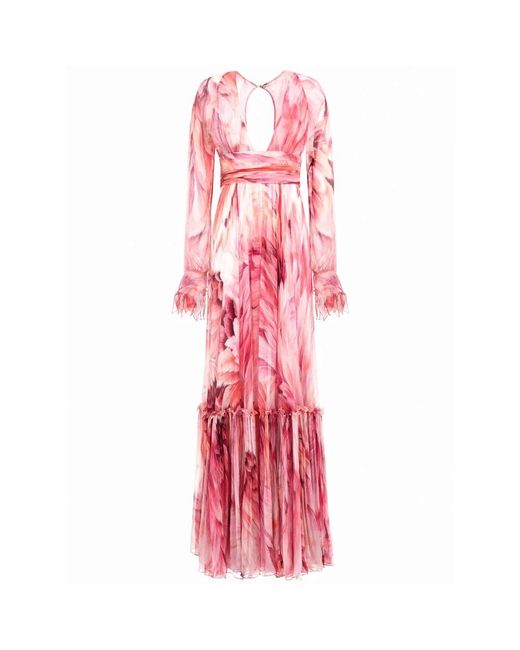 Dresses > day dresses > maxi dresses Roberto Cavalli en coloris Pink