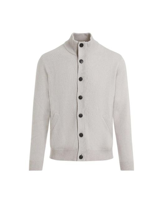Brioni Gray Cashmere Knitwear for men