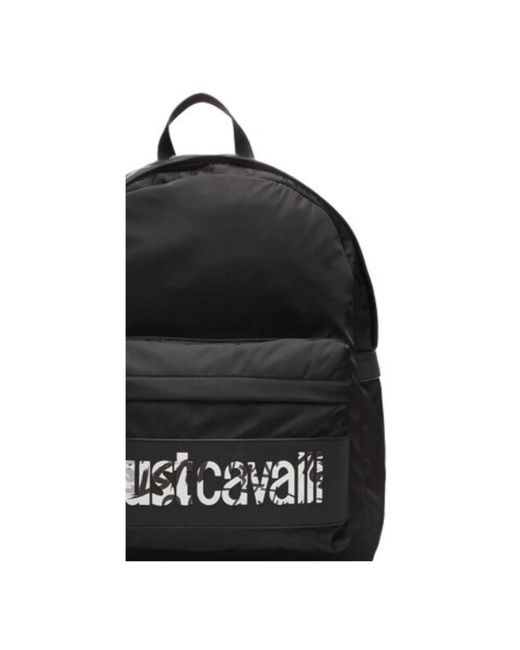 Just Cavalli Black Backpacks for men