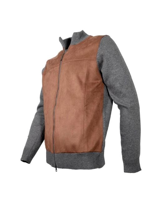 Cashmere Company Brown Cardigans for men