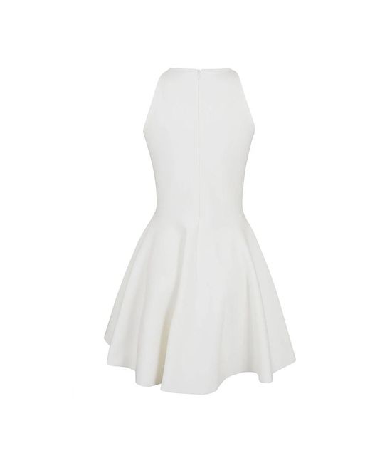 Alexander McQueen White Short Dresses