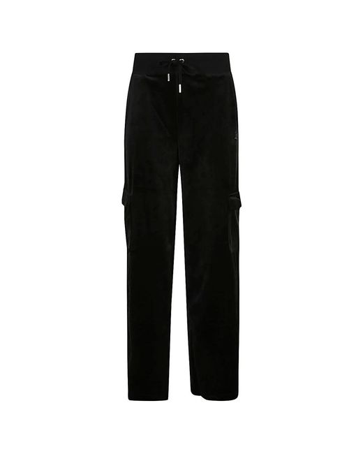 Pantalones cargo negros con logo Juicy Couture de color Black