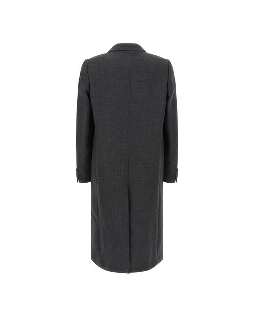 Dries Van Noten Double-Breasted Jas in het Black voor heren