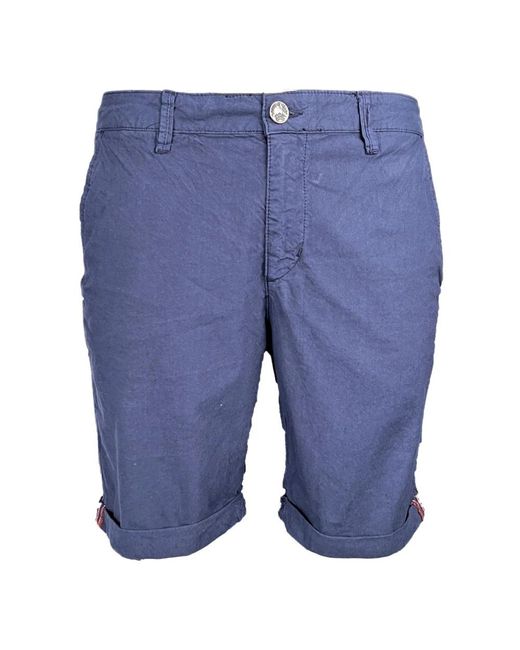 Blue De Gênes Blue Short Shorts for men