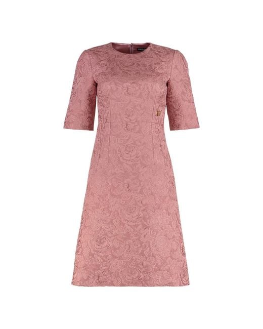 Dolce & Gabbana Pink Short Dresses