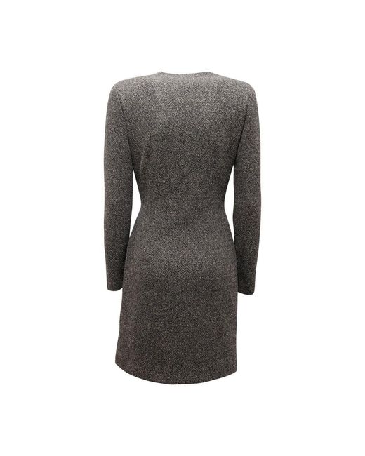 EMMA & GAIA Gray Short Dresses