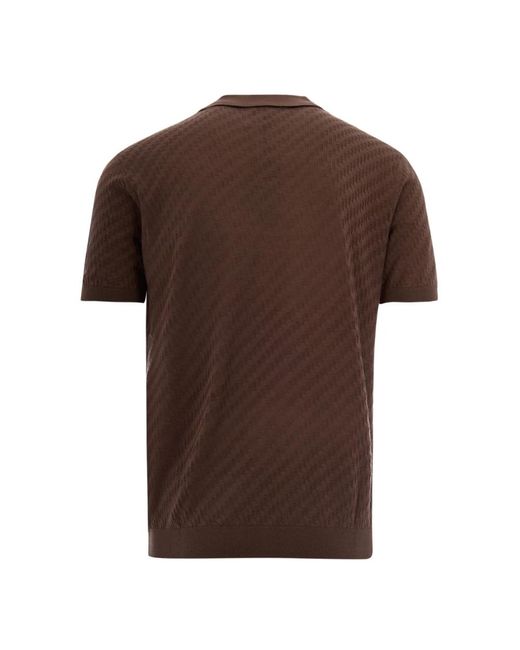 Emporio Armani Brown Polo Shirts for men