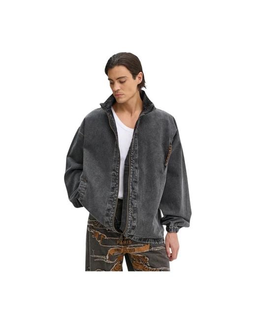 Denim Jackets Y. Project de hombre de color Gray