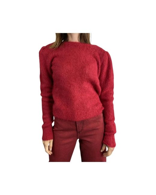 Ba&sh Red Round-Neck Knitwear