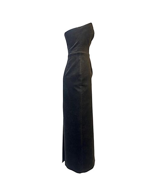 Maxi Dresses P.A.R.O.S.H. de color Black