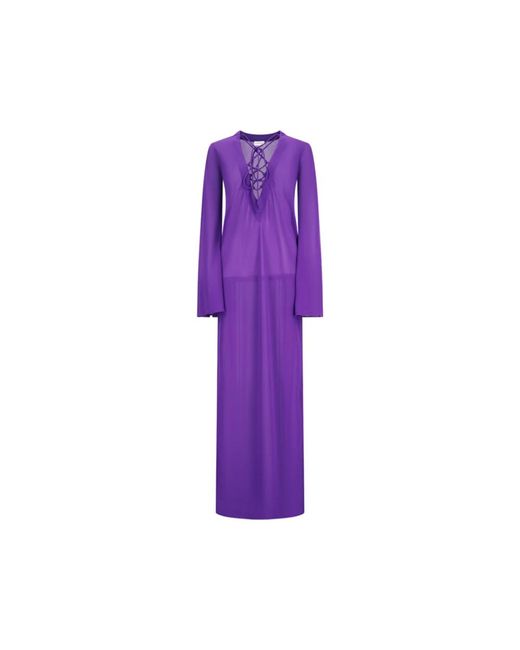 ANDAMANE Purple Maxi Dresses