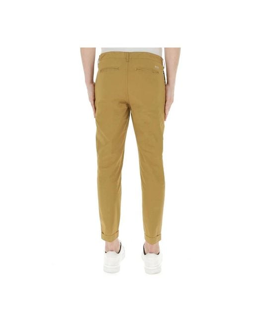 40weft Natural Slim-Fit Trousers for men