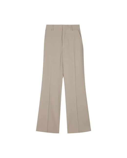 AMI Gray Wide Trousers