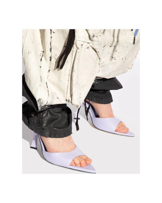 The Attico Blue 'ester' mules
