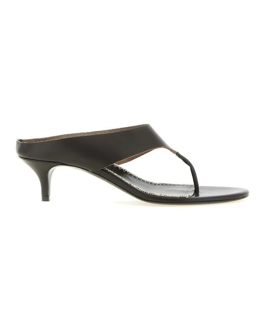 Magda Butrym Black Heeled Mules