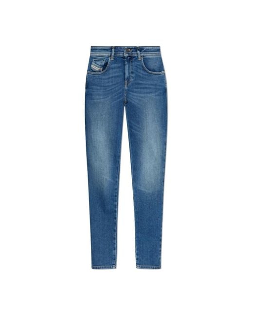 DIESEL Blue Skinny Jeans