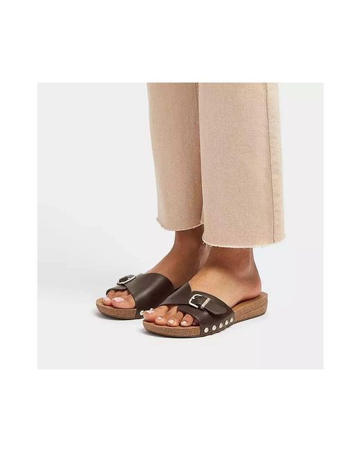 Sliders di Fitflop in Brown