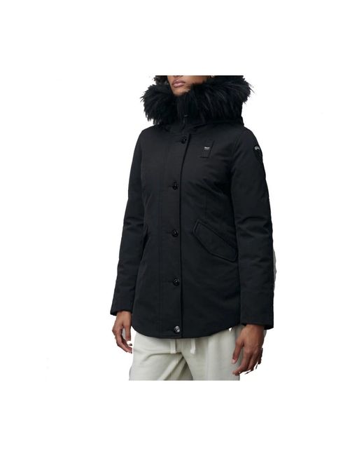 Blauer Jassen ,Zwart ,Polyester Irma Jas in het Black
