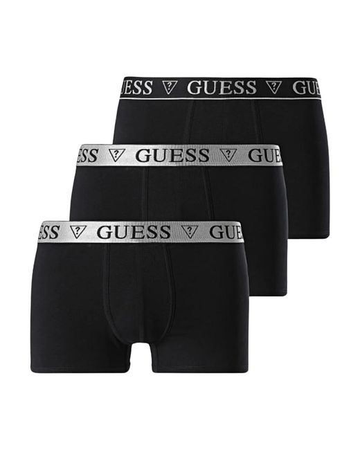 Guess Pack 3 Boxers Met Logo in het Black voor heren