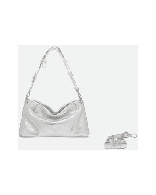 Gianni Chiarini White Shoulder Bags