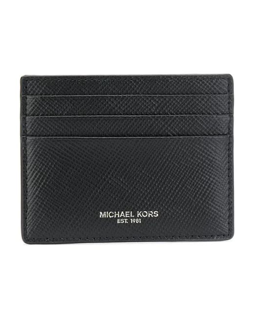 Michael Kors Black Henry Credit Card Holder for men