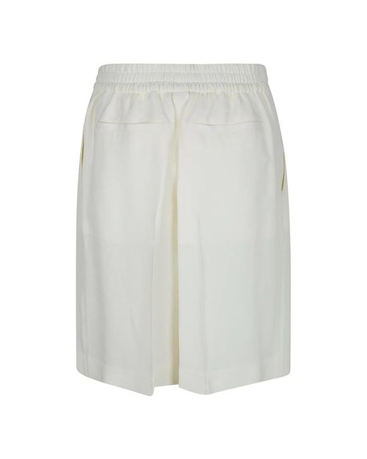 Victoria Beckham White Casual Shorts