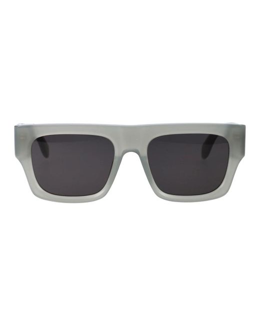 Palm Angels Gray Stylische pixley sonnenbrille für den sommer