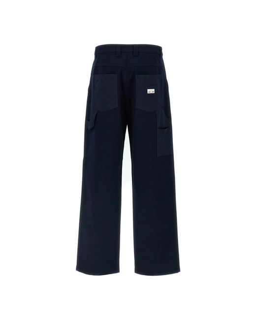 Gucci Blue Wide Trousers for men