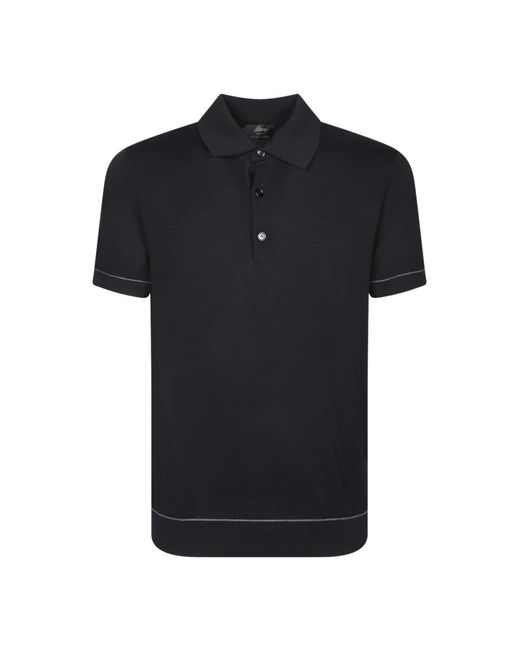 Tops > polo shirts Brioni pour homme en coloris Black