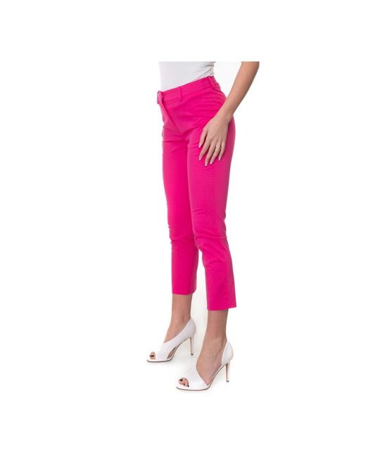 Weekend by Maxmara Pink Cropped Trousers