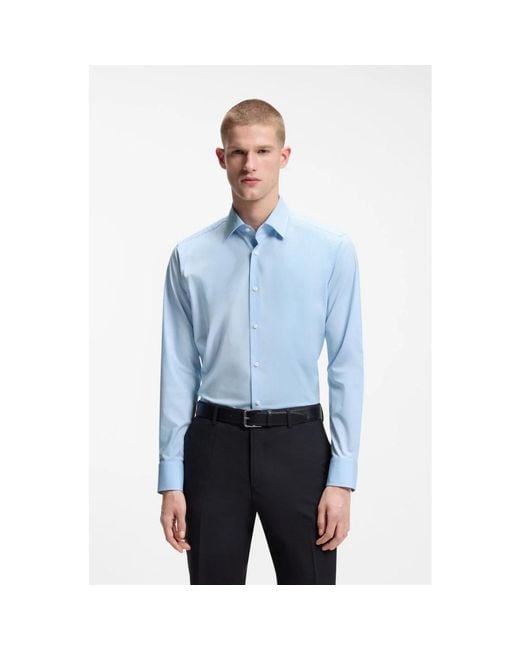 Boss Blue Formal Shirts for men