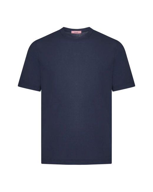 T-Shirts Drumohr de hombre de color Blue