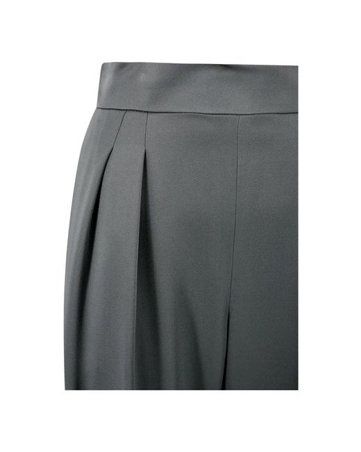 Trousers > wide trousers Weekend by Maxmara en coloris Gray