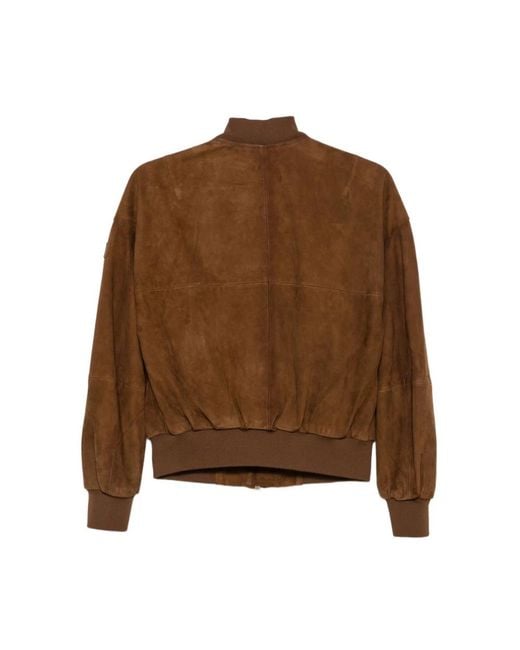 Peuterey Brown Bomber Jackets