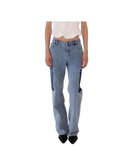 Straight Jeans di Designers Remix in Blue