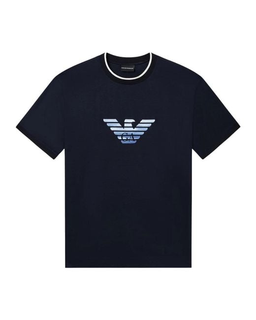 Emporio Armani Blue T-Shirts for men