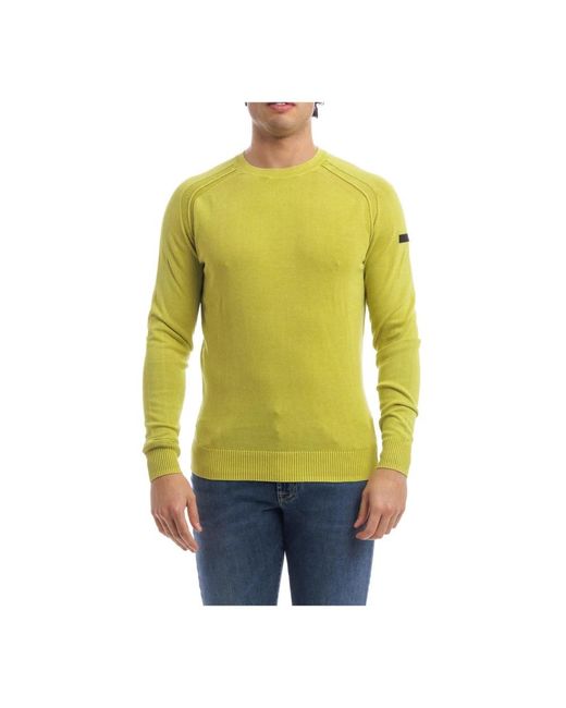 Rrd Yellow Round-Neck Knitwear for men