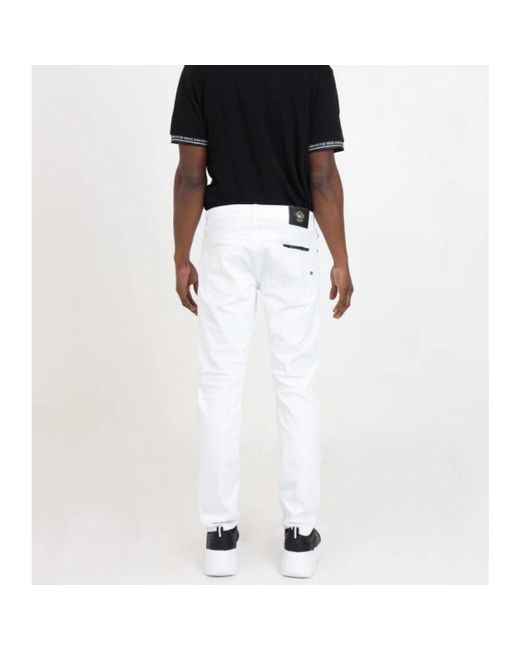 Versace White Slim-Fit Jeans for men