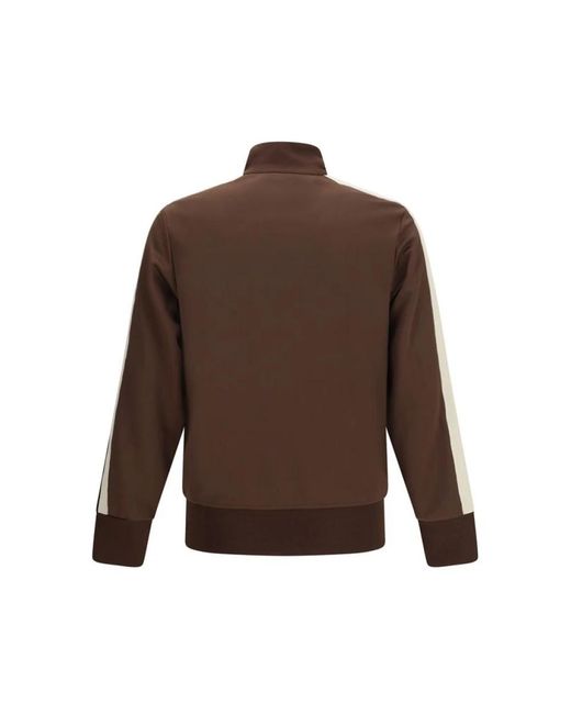 Palm Angels Brown Zip-Throughs for men