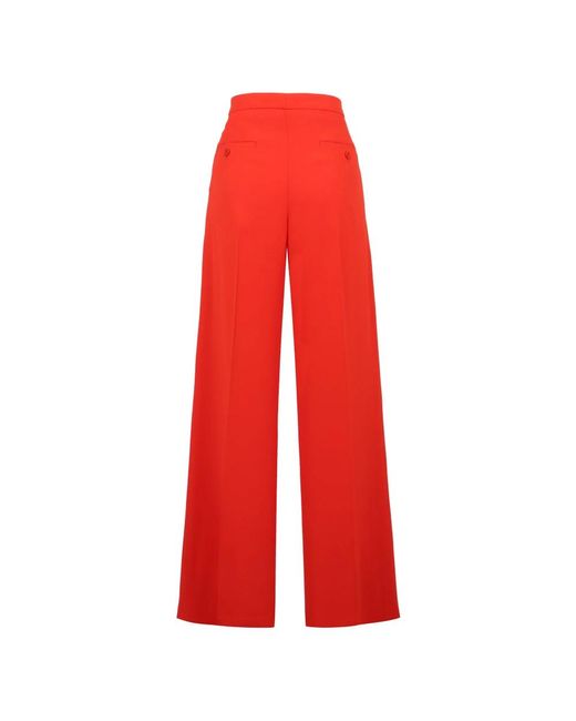 Aspesi Red Wide Trousers