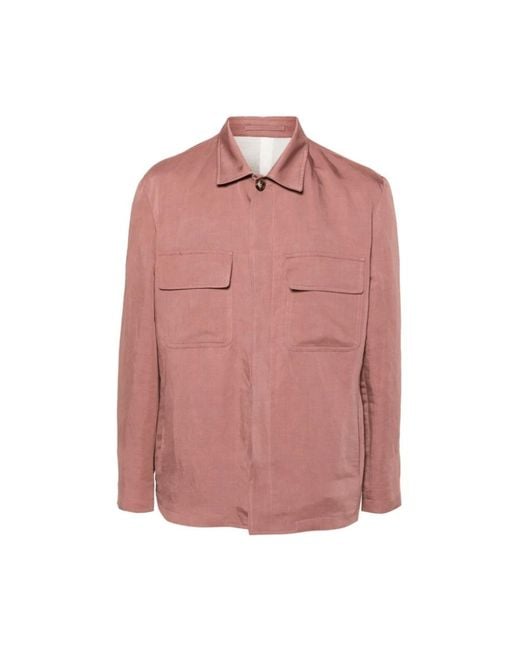 Lardini Pink Light Jackets for men