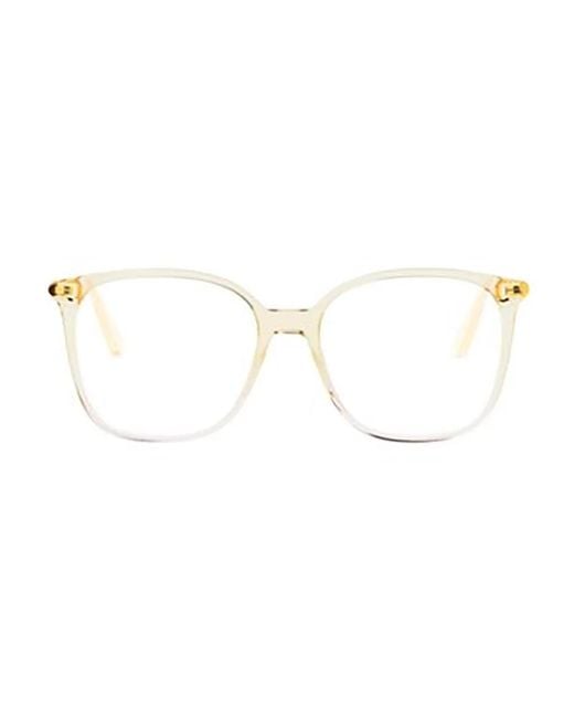 Dior White Glasses