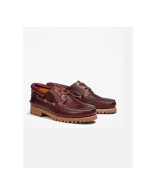 Timberland Red Boat Shoes for men