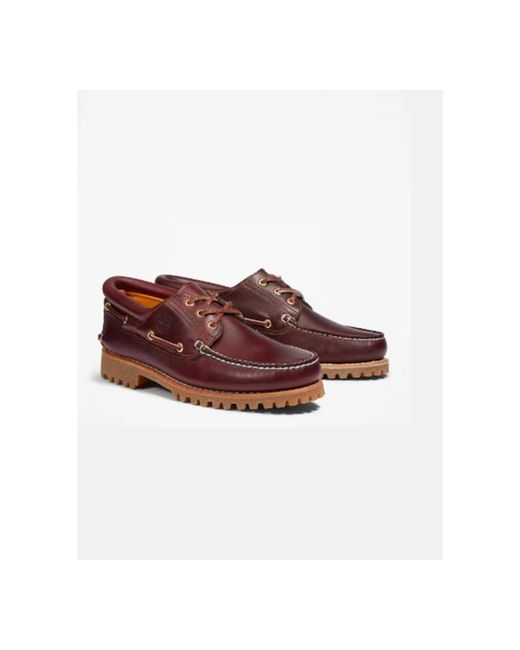 Timberland Red Boat Shoes for men
